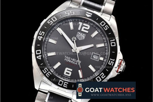 Tag Heuer - Aquaracer Caliber 5 43mm Blk SS/SS Grey XTF SW200