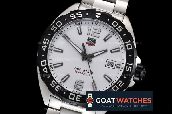 Tag Heuer - Tag Heuer Formula 1 SS/SS White XTF Swiss Qtz