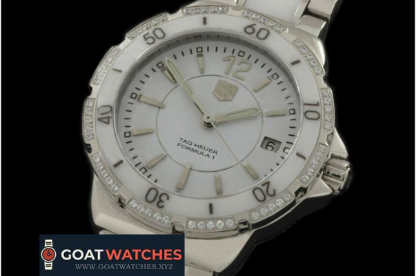 Tag Heuer - Formula 1 Ladies SS/SS/Ceramic/Diam White Swiss