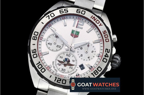 Tag Heuer - Tag F1 Indianapolis Speedway SS/SS White VK Qtz