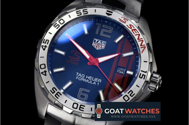 Tag Heuer - Tag F1 Senna Racing PVD/SS/PVD Blue VK Quartz