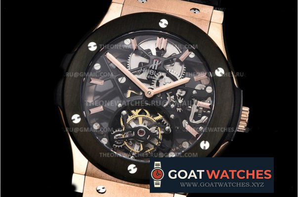 Hublot - Classic Fusion Skele Tour 45mm CER RG/LE/RU JBF