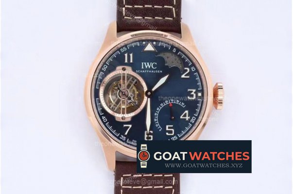 IWC - Big Pilot CF Tour LPP RG/LE Blue/Num BBR Tourb