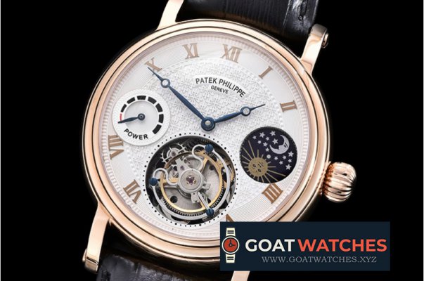 Patek Philippe - MoonPhase PR Tourbillon RG/LE Wht - Asia HW Tourbillon