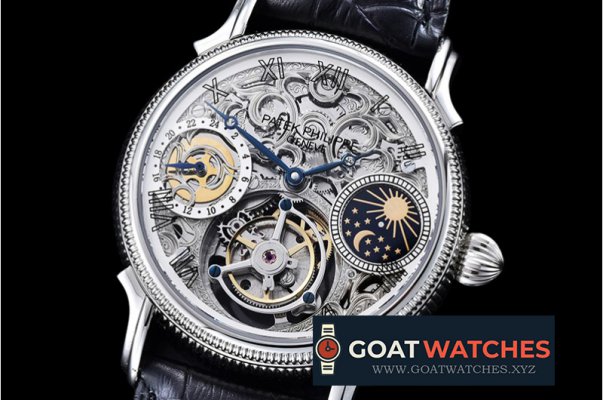 Patek Philippe - MoonPhase Tourb SS/LE Skeletonal - Asia HW Tourbillon