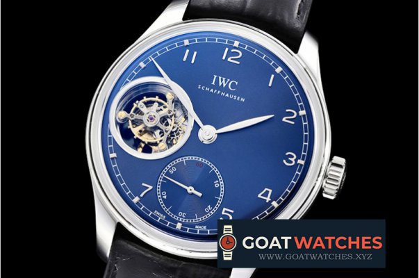 IWC - Portugieser Tourbillon SS/LE Blue/Num YLF Tourbillon