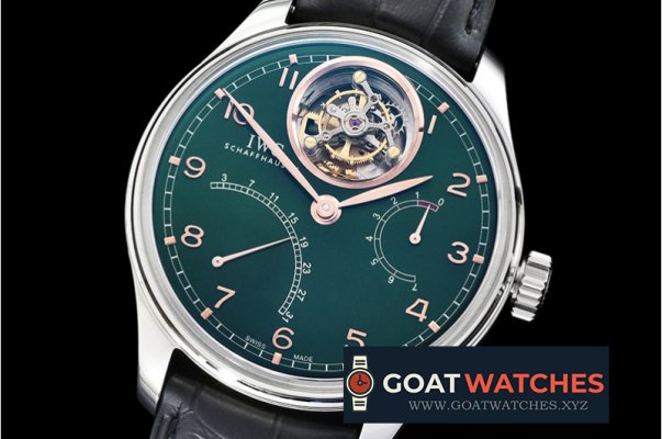 IWC - Portugieser Mystere Tourbillon SS/LE Green YLF Tourbillon