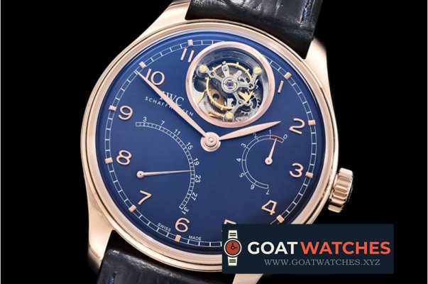 IWC - Portugieser Mystere Tourbillon RG/LE Blue YLF Tourbillon