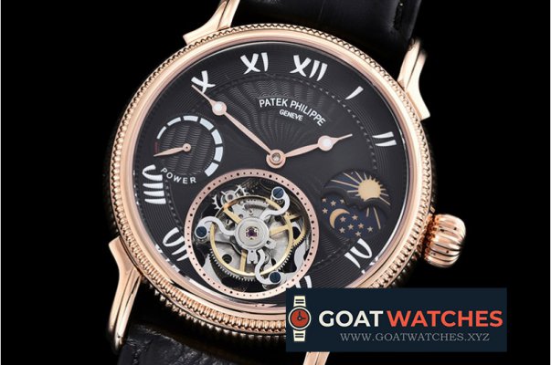 Patek Philippe - MoonPhase Day/Ngt PR RG/LE Black - Asia HW Tourbillon