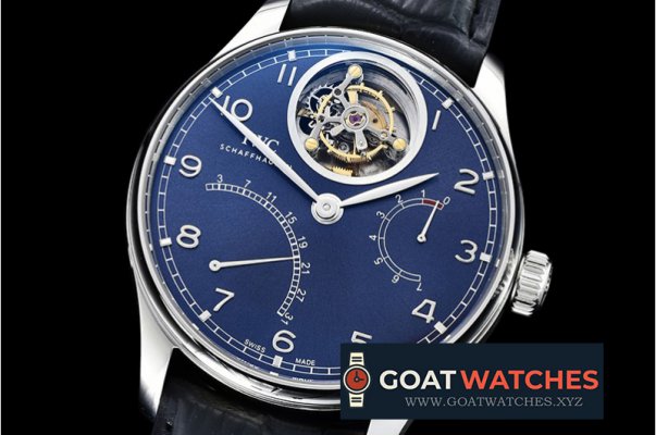 IWC - Portugieser Mystere Tourb IW504602 SS/LE Blue ZF Tourb