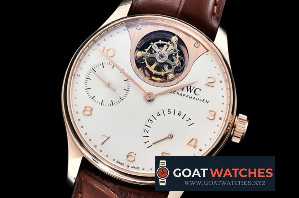 IWC - Portugieser Tourbillon IW5046 RG/LE White ZF Tourb