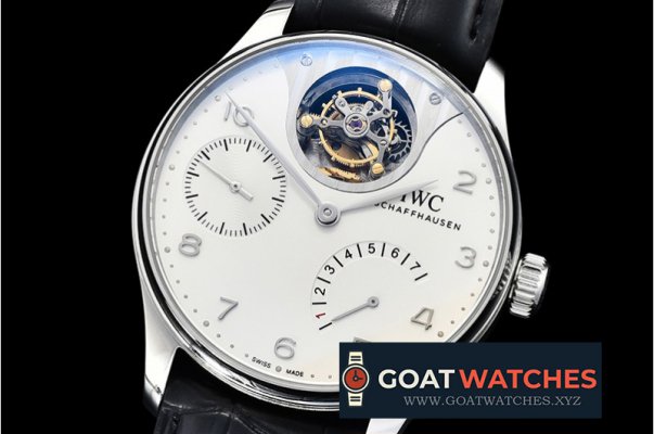 IWC - Portugieser Tourbillon IW5046 SS/LE White ZF Tourb