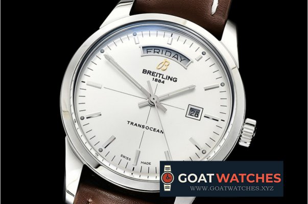 Breitling - Transocean Day Date SS/LE White V7F Asia 2824