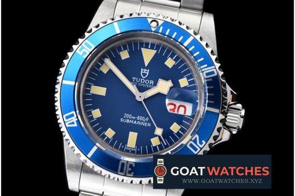 Tudor - Submariner SS/SS Blue Red Date JKF Asia 2836