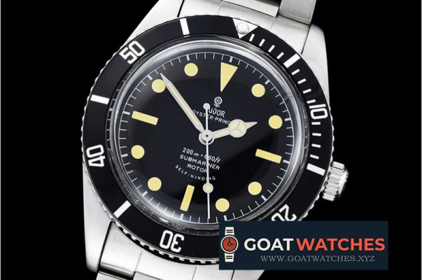 Tudor - Tudor Vintage SUB Ref.7924 CR SS/SS Black Asia 2836