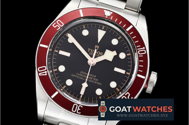 Tudor - Heritage Black Bay Shield SS/SS Red/Blk ZF Asia 2824