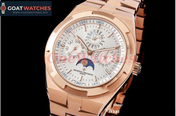 Vacheron Constantin - Overseas Perpetual Calendar RG/RG Sliver/Stk 8F A1120