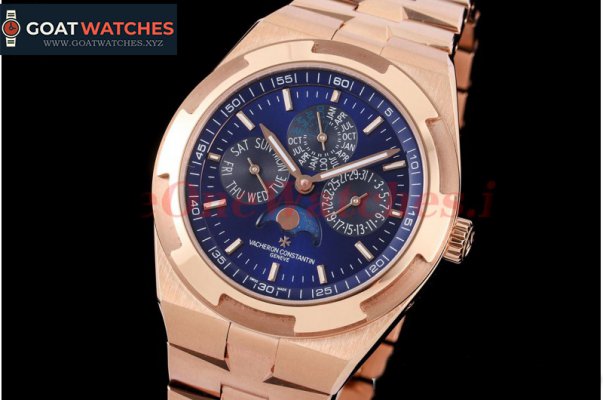 Vacheron Constantin - Overseas Perpetual Calendar RG/RG Blue/Stk 8F A1120