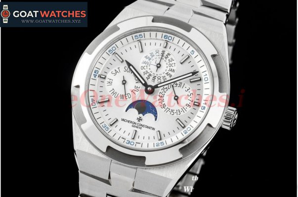 Vacheron Constantin - Overseas Perpetual Calendar SS/SS White/Stk 8F A1120