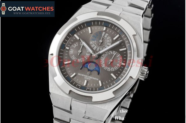 Vacheron Constantin - Overseas Perpetual Calendar SS/SS Grey/Stk 8F A1120