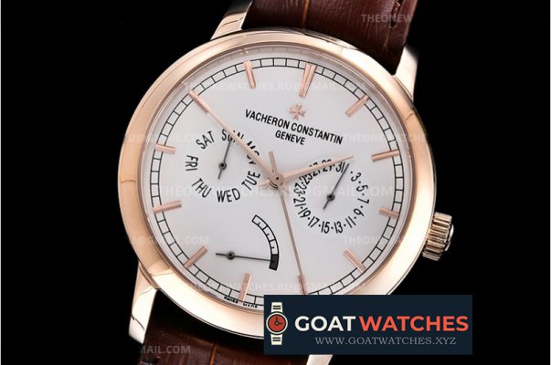 Vacheron Constantin - Traditionnelle Day-Date & Pow Resv RG/LE Wht AIF A2475