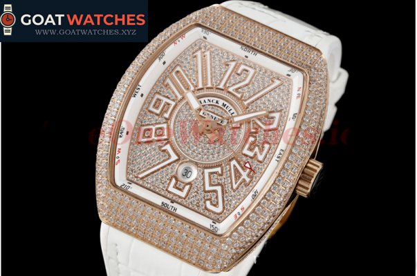 Franck Muller - Vanguard Mens V45 RG/LE Diamonds Dial ABF A2824