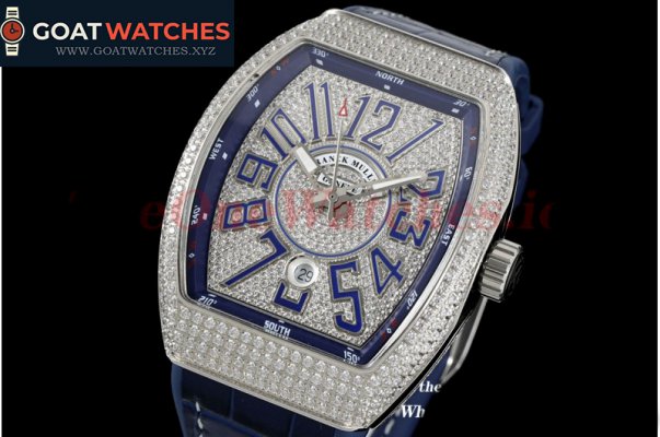 Franck Muller - Vanguard Mens V45 SS/LE Diamonds Dial ABF A2824