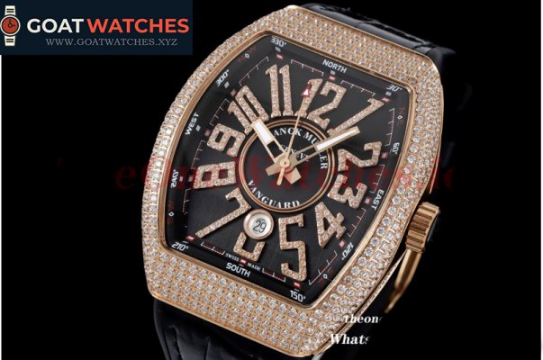 Franck Muller - Vanguard Mens V45 SS/LE Diamonds Dial ABF A2824