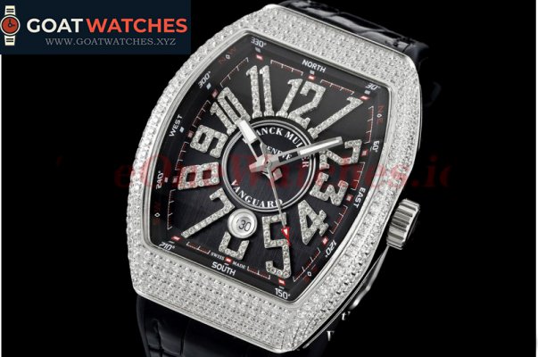 Franck Muller - Vanguard Mens V45 SS/LE Diamonds Dial ABF A2824