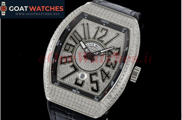 Franck Muller - Vanguard Mens V45 SS/LE Diamonds Dial ABF A2824