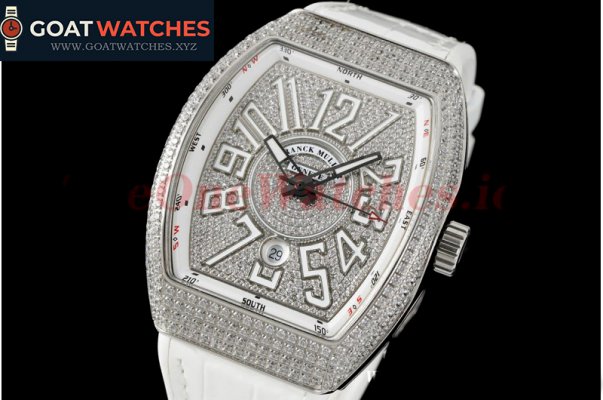 Franck Muller - Vanguard Mens V45 SS/LE Diamonds Dial ABF A2824