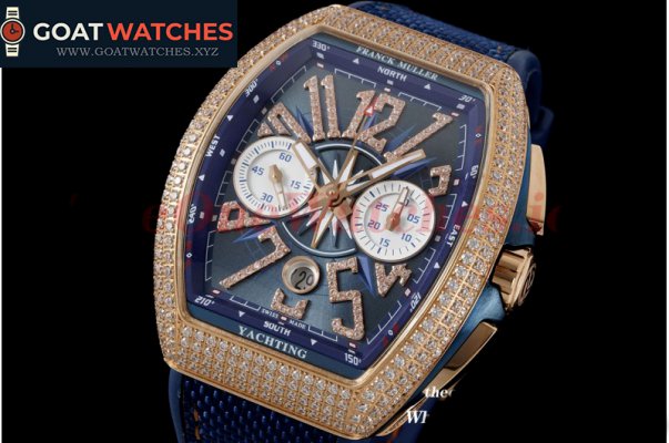 Franck Muller - Vanguard Chrono RG/NY Blue/Num ABF A7750