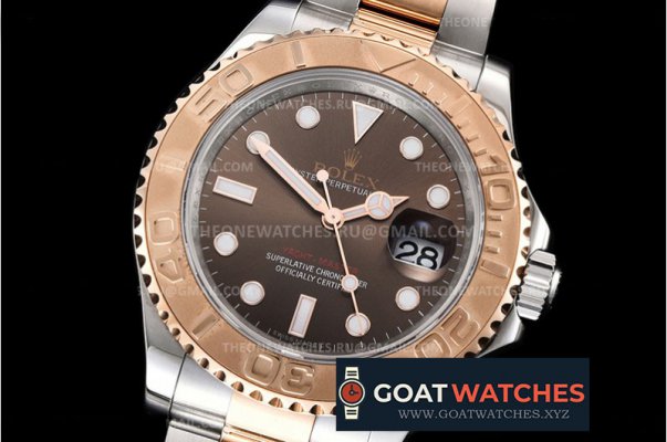 Rolex - YachtMaster 116623 40mm RG/SS Brown ARF A3135