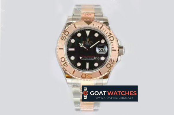 Rolex - YachtMaster 116623 40mm 904L RG/SS Black GMF A3235