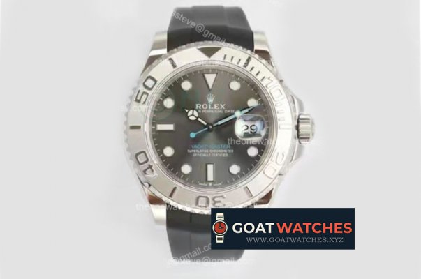 Rolex - YachtMaster 40mm 904L SS/RU Grey EWF A3235