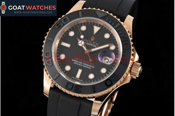 Rolex - Yacht-Master 116655 40mm RG/RU Black/Dot VRF VR3135