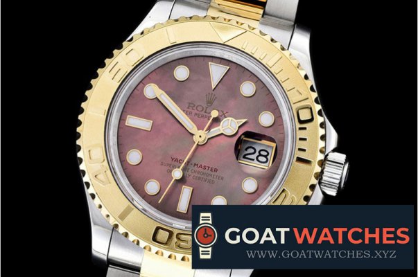 Rolex - YachtMaster YG/SS Tahitian MOP BP MY9015 Mod3135