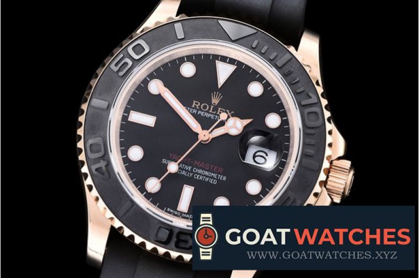 Rolex - YachtMaster 116655 40mm RG/RU Black BP Ult A3135 Mod