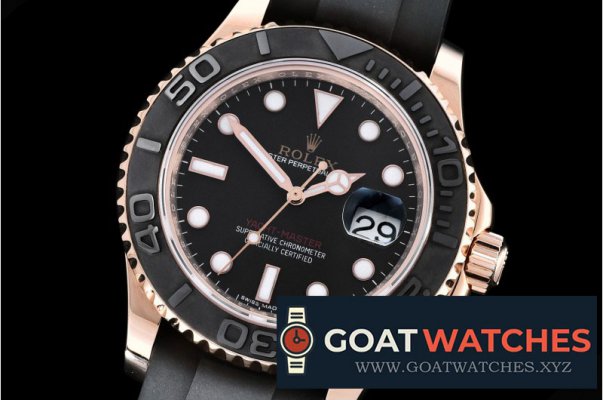 Rolex - YachtMaster 116655 40mm RG/RU Black BP Ult Swiss 2836