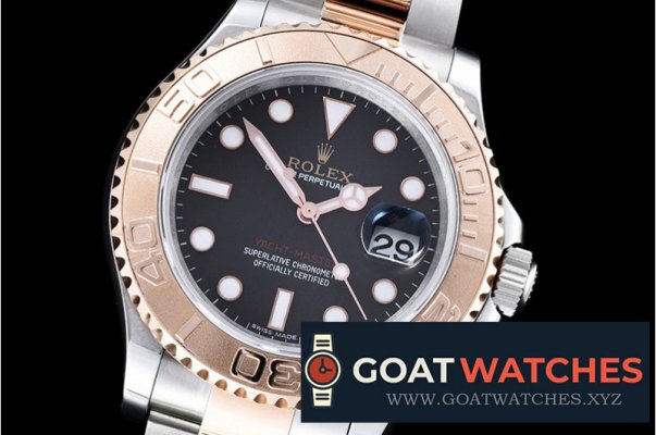 Rolex - YachtMaster 116623 40mm RG/SS Black BP Ult Asia 2836