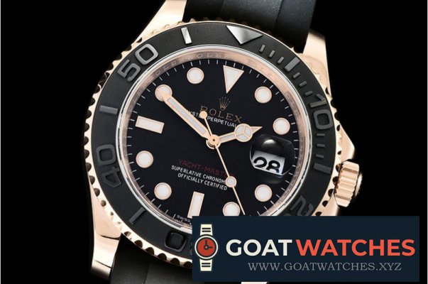 Rolex - YachtMaster 116655 40mm RG/RU Black ARF SH3135 Mod