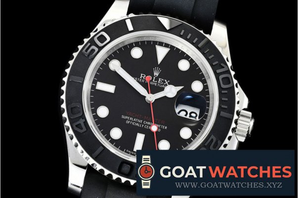 Rolex - YachtMaster 116655 40mm SS/RU Black ARF SH3135 Mod