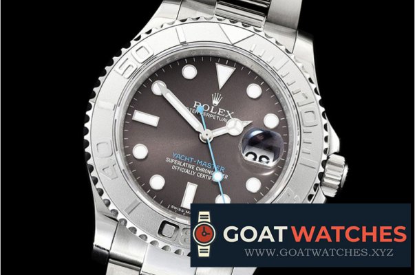 Rolex - YachtMaster Mens 116622 904L SS/SS D.Grey GMF Asia3135