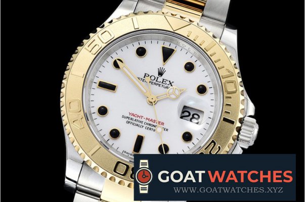 Rolex - YachtMaster 116613 40mm 904L YG/SS White GMF A3135