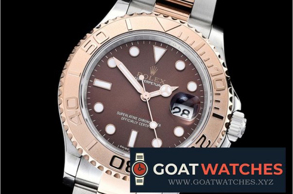 Rolex - YachtMaster 116623 40mm 904L RG/SS Brown GMF A3135