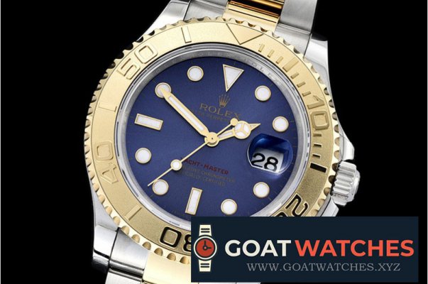 Rolex - YachtMaster 116613 40mm 904L YG/SS Blue GMF A3135