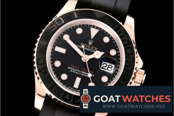 Rolex - YachtMaster 116655 40mm RG/RU Black DJF Asia 2836