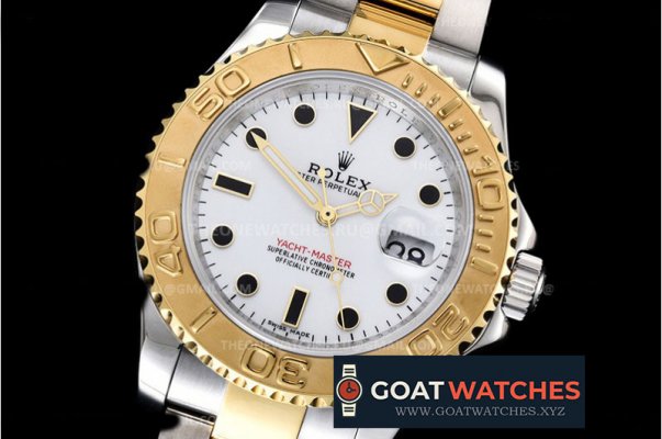 Rolex - YachtMaster 116623 40mm YG/SS White KSF Asia 2836