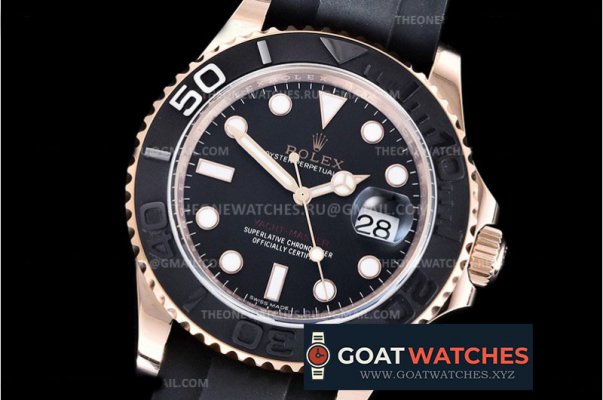 Rolex - YachtMaster 116655 40mm RG/RU Blk Noob V2 Asia 2836