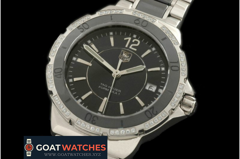 Tag Heuer - Formula 1 Ladies SS/SS/Ceramic/Diam Black Swiss